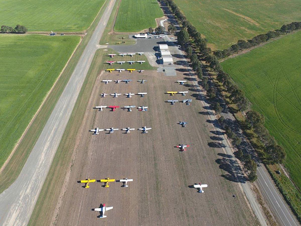 Clare Valley Aerodrome From Air
