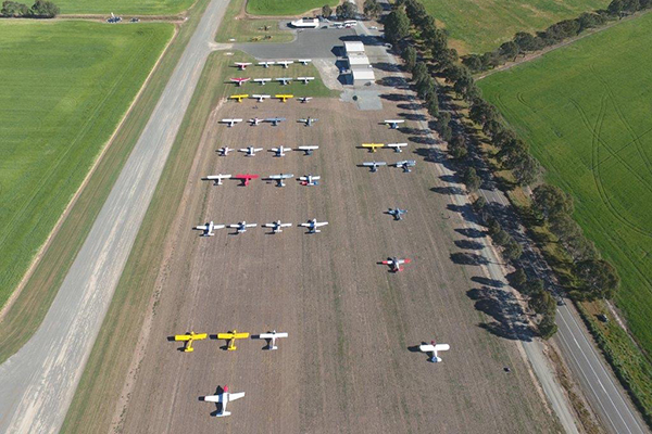 Clare Valley Aerdrome Aerial View