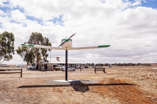 Plane On Pole Clare Valley Aerodrome