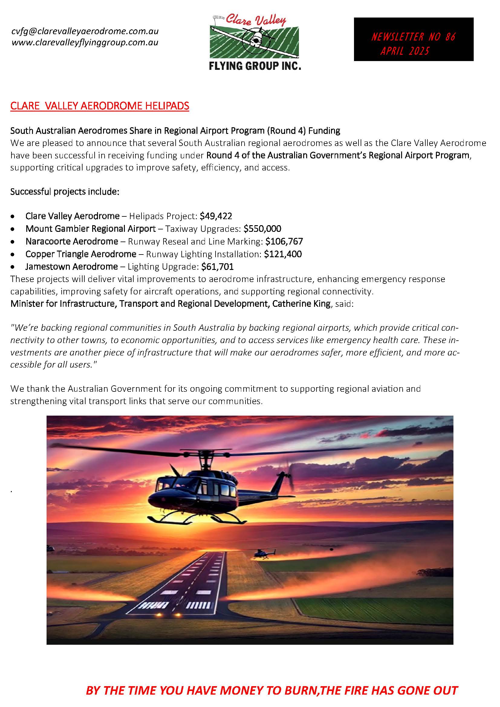 CVFG latest newsletter