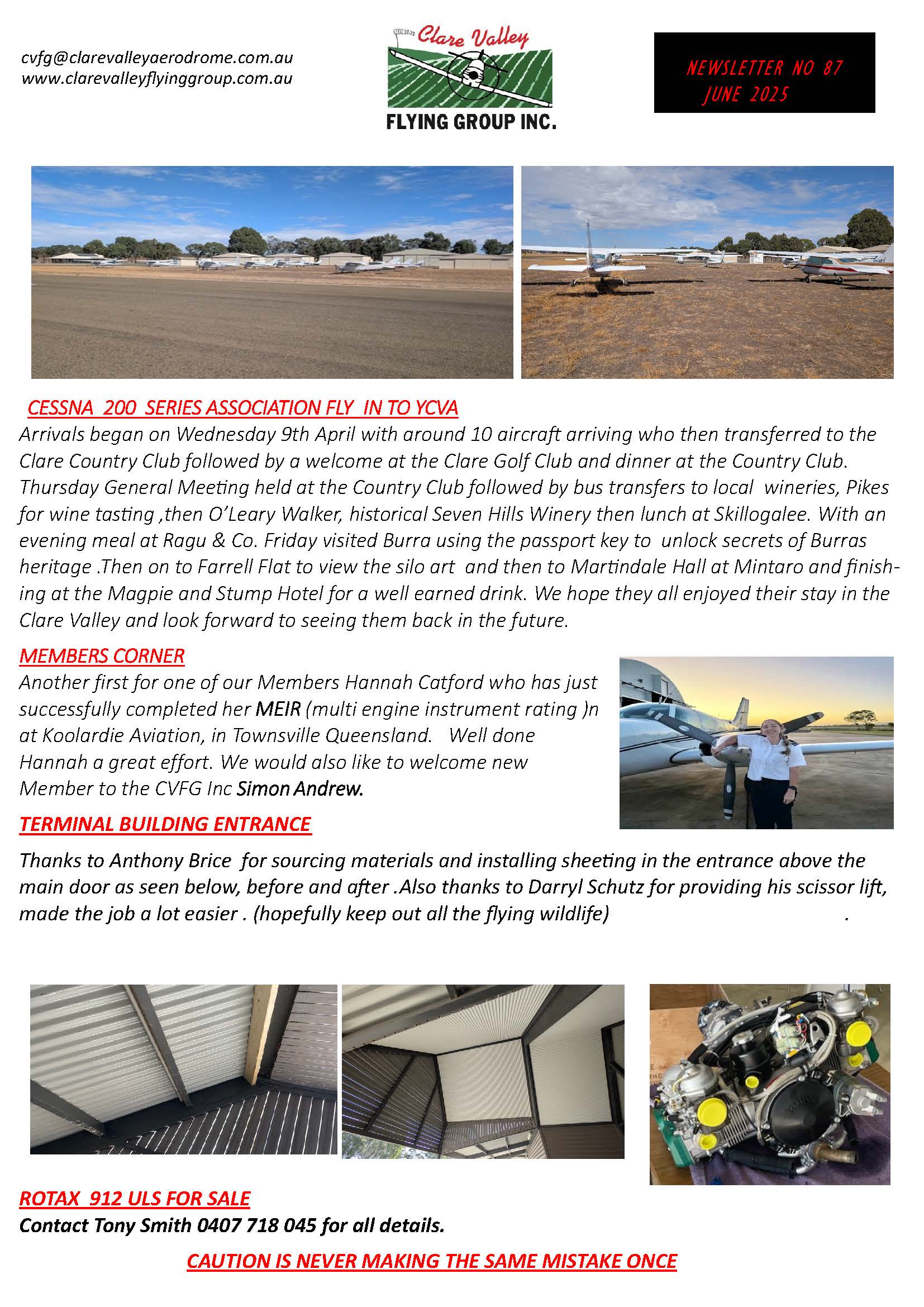 CVFG latest newsletter