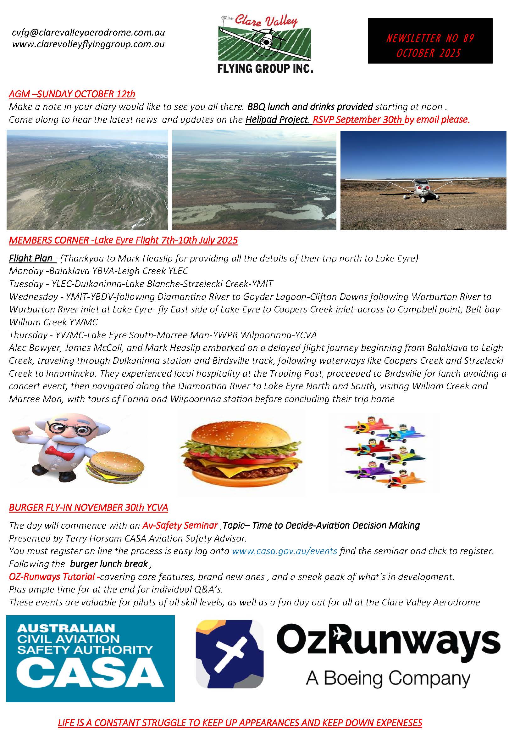 CVFG latest newsletter