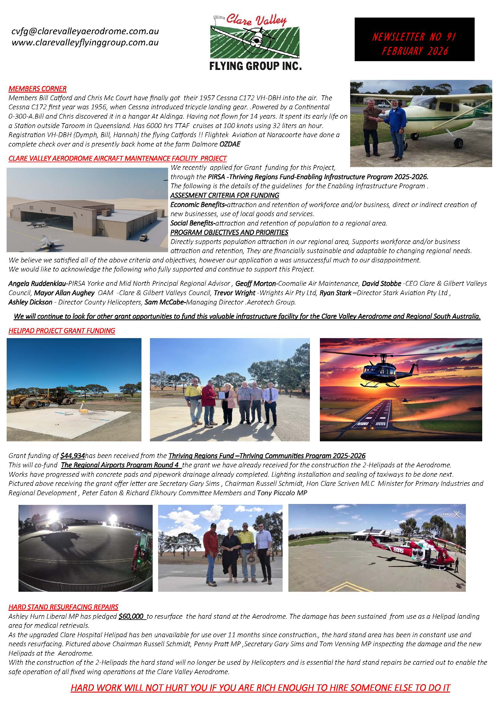 CVFG latest newsletter