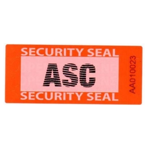 SCEC label with custom company text