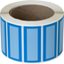 Plain Blue Tamper Evident Label