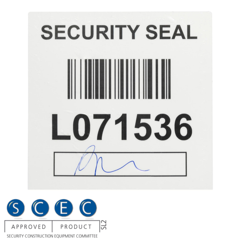 Large Security Wafer Seal (125mm x 125mm)
