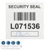 Large Security Wafer Seal (125mm x 125mm)