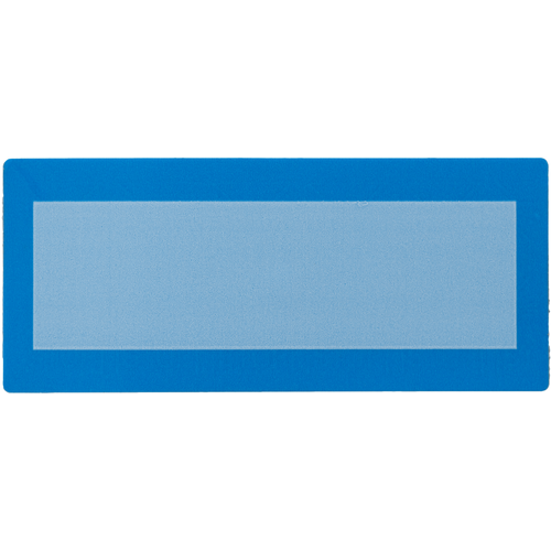 Plain Blue Tamper Evident Label
