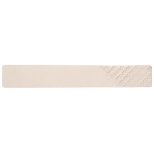 Large White Tamper Evident Label