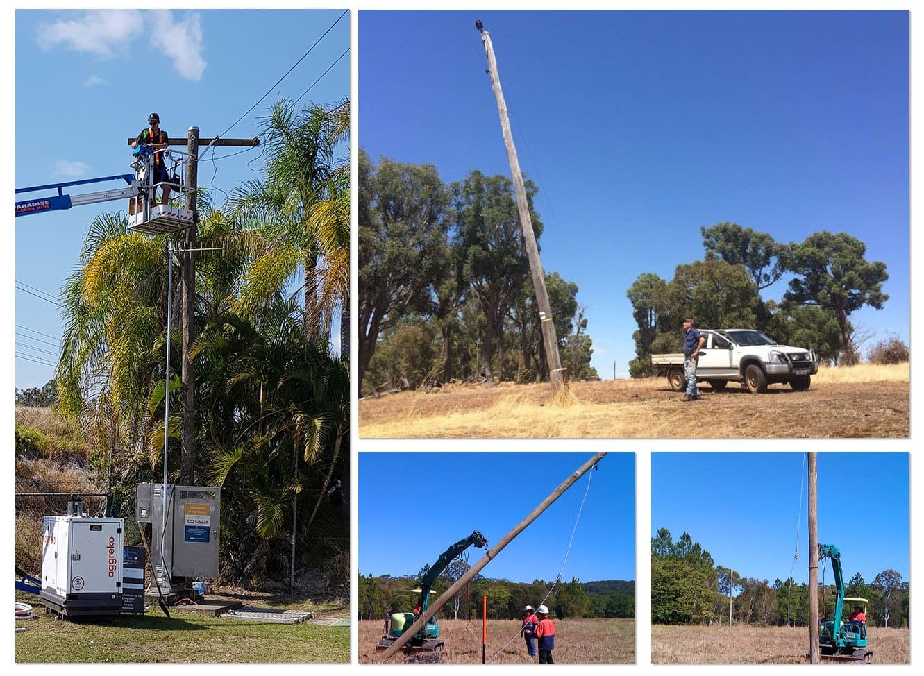 Power Pole Installation Project