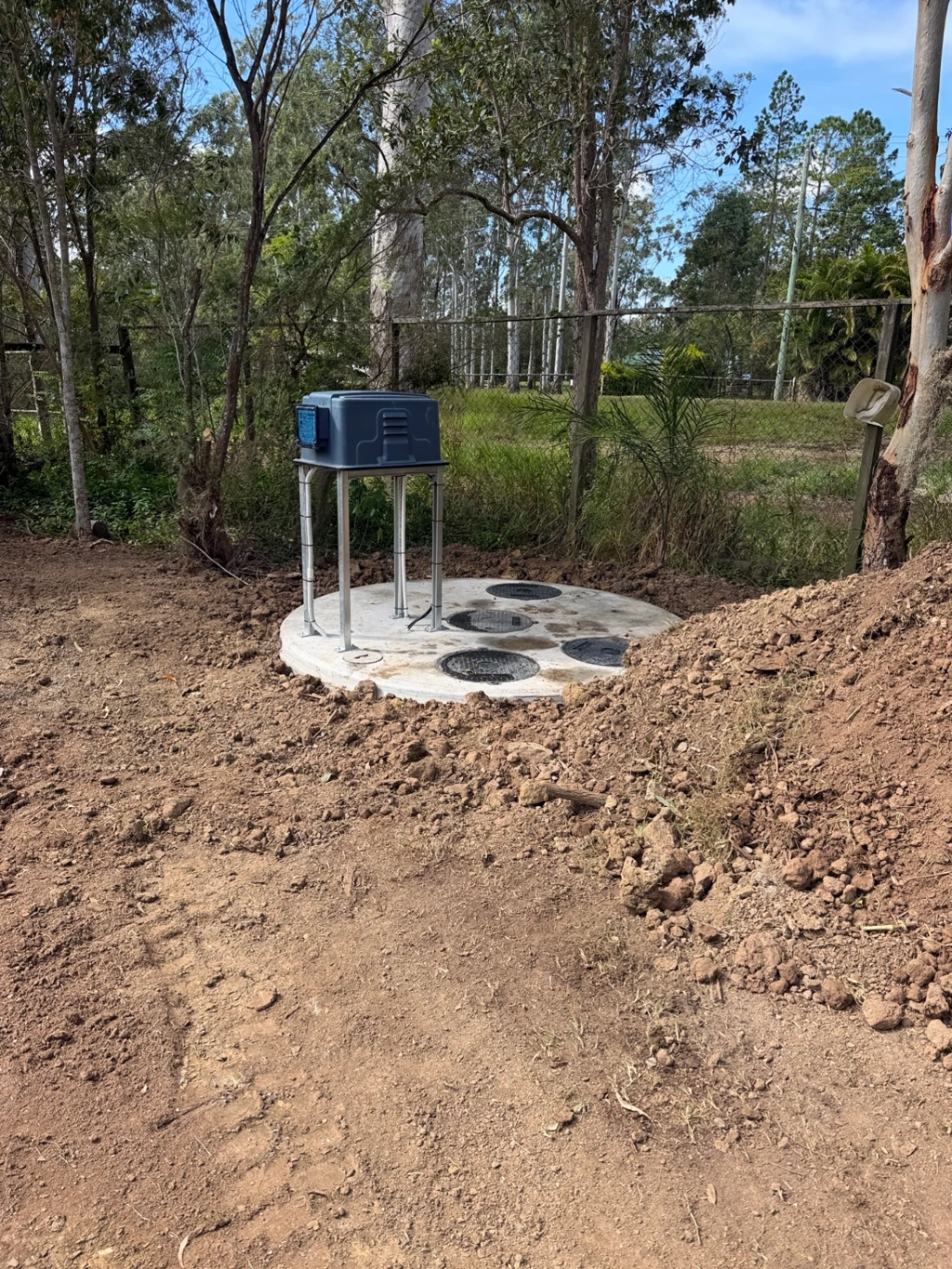 Above Ground Septic System Upgrade In Morayfield