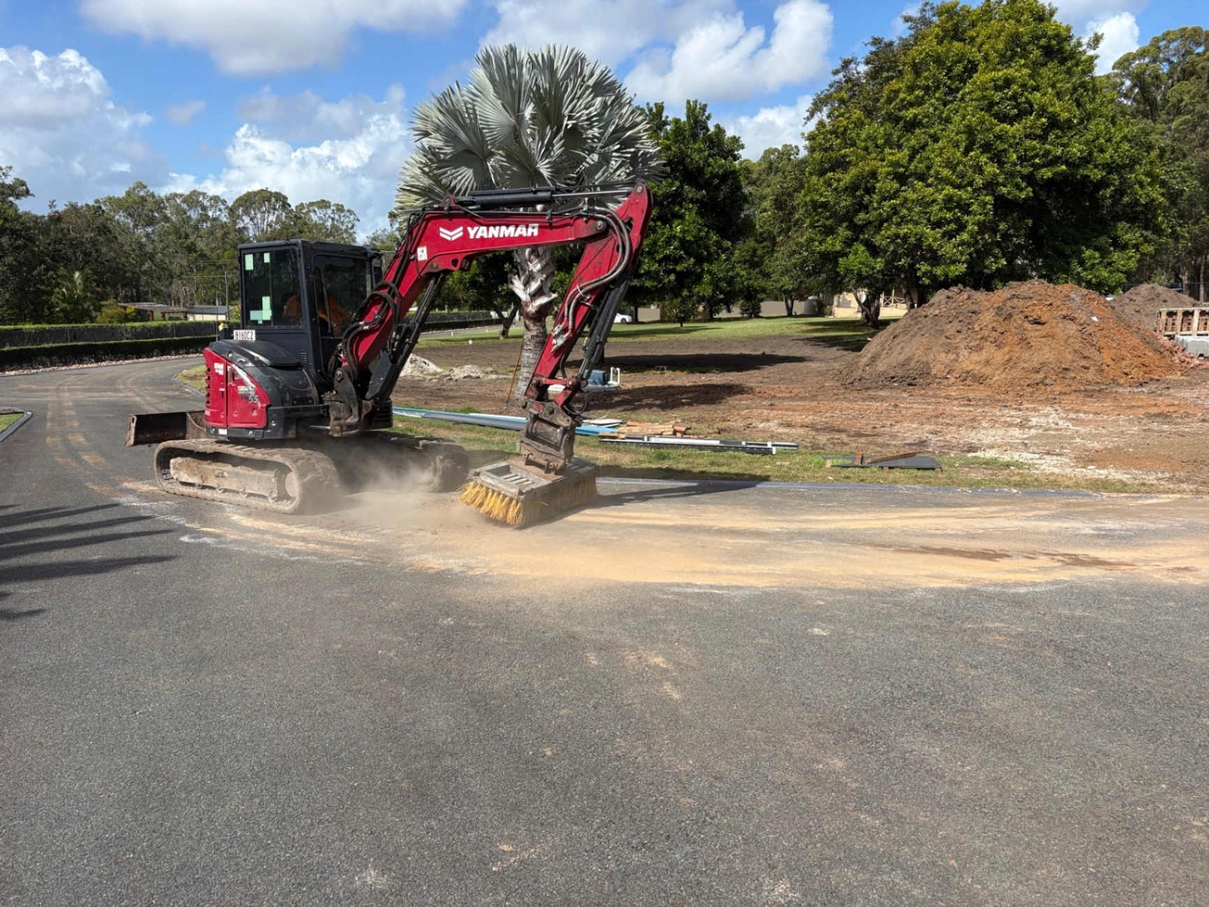 New Compliant Septic System Installation In Sheldon