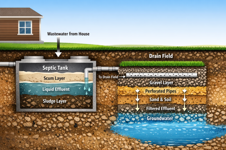 Septic Tank Diagram