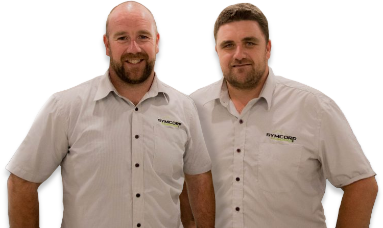 Heath Symons and Chris Symons owners of Symcorp Building Services