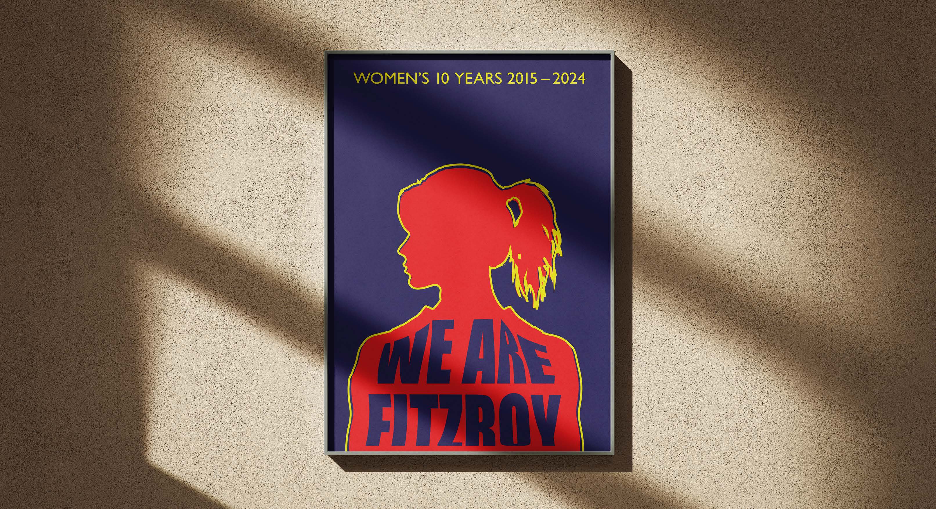 Fitzroy Women's 10th anniversary posters