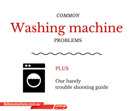 Common washing machine problems - plus trouble shooting guide
