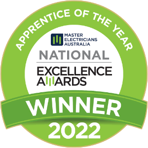 Master Electricians Award 2022 National Winner Apprentice of the Year