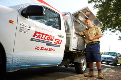 Fallon Gas Fitter with ute