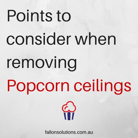 Removing Popcorn Ceilings