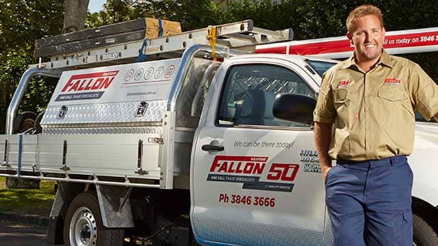 Fallon Solutions Plumber and ute