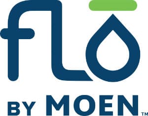 Flo By Moen logo Flo By Moen logo