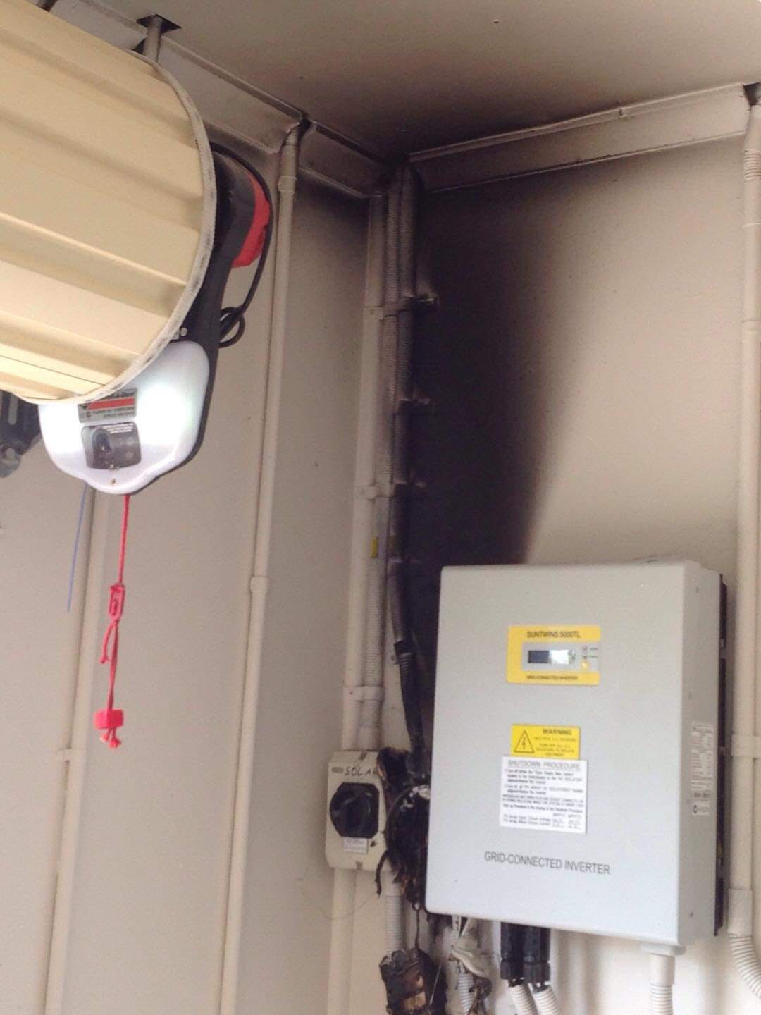 Burnt Solar Isolator Burnt Solar Isolator