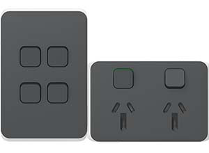 Clipsal Iconic Anthracite Clipsal Iconic Anthracite