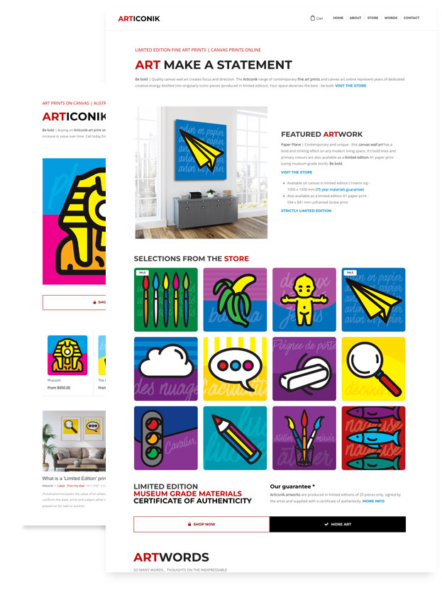 Articonik Canvas Art Prints