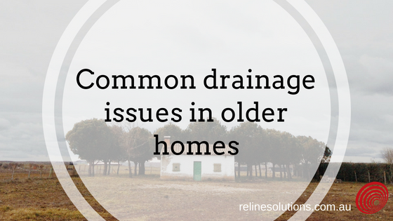Common drainage issues in older homes