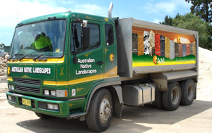 Garden Supplies Home Delivery Truck