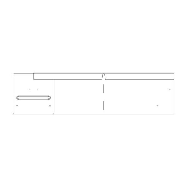 150mm Straightcurve Corner WS Flexline