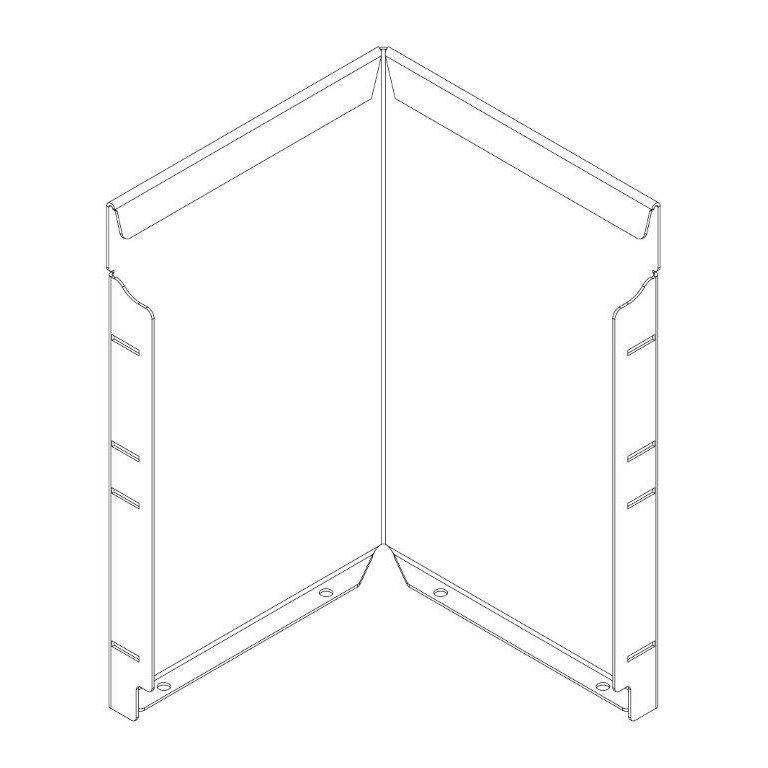 400mm Straightcurve Corner WS Flexline
