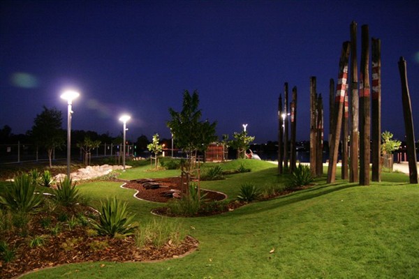 Architectural Lighting - Northshore parkland Brisbane