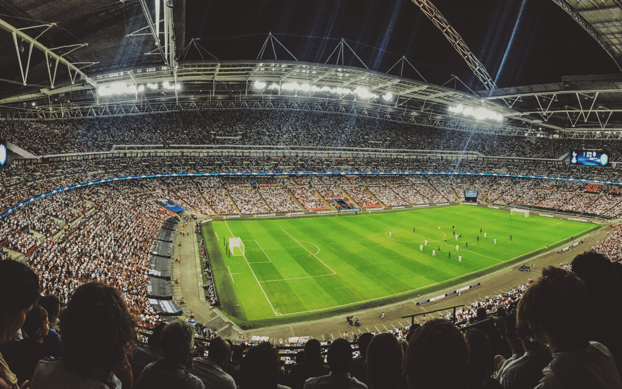 soccer field with sports lighting