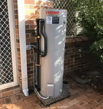 storage tank installed outside