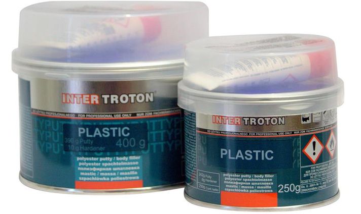 Troton Plastic Filler Dark Grey - 3 Sizes Available