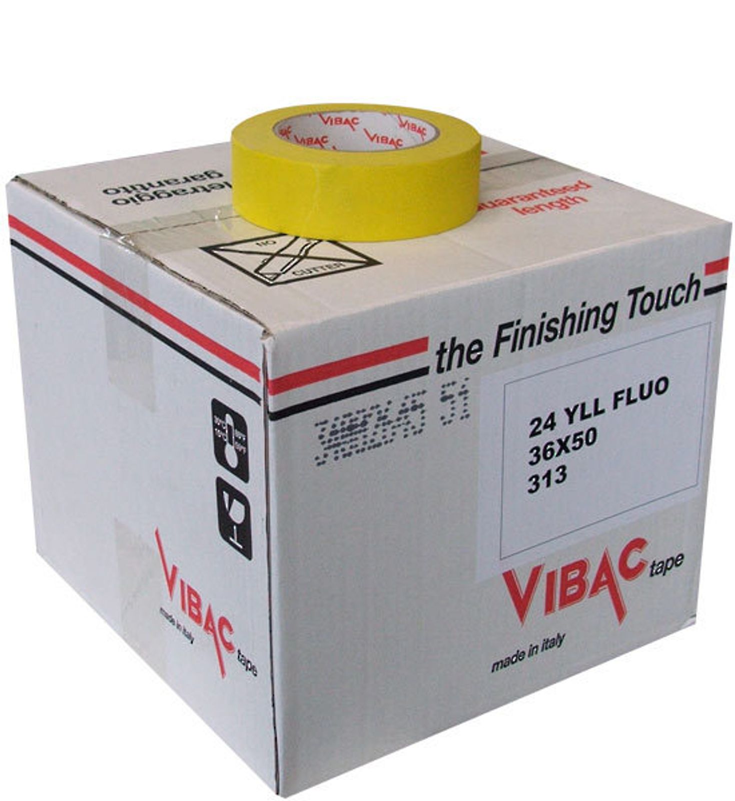 Vibac VIB-313-0008 0.75 in. Yellow Mask Tape CS - 48