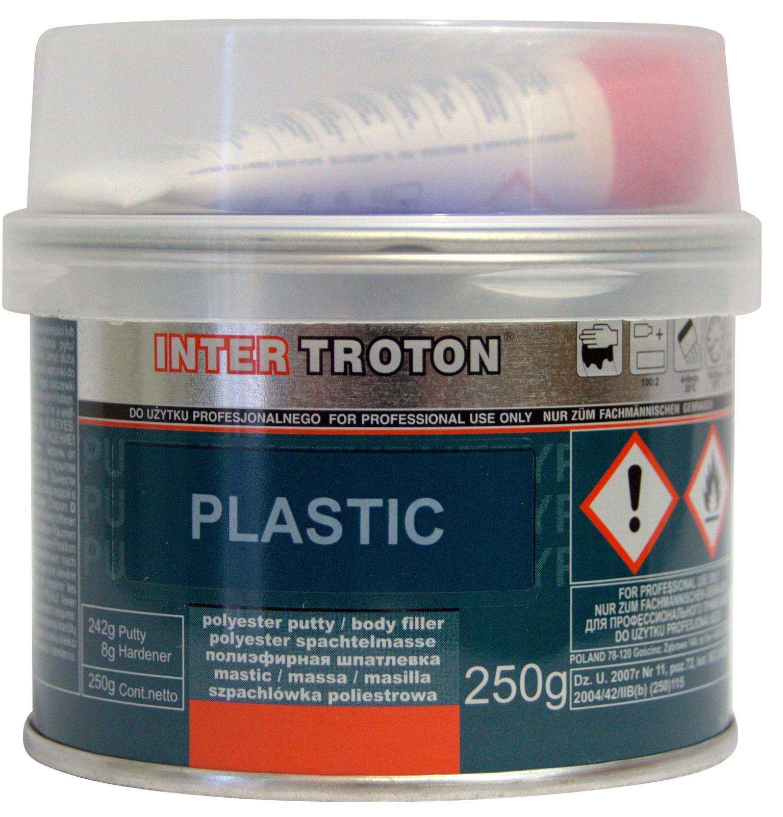 Putty plastic Troton 400g incl. hardener body filler
