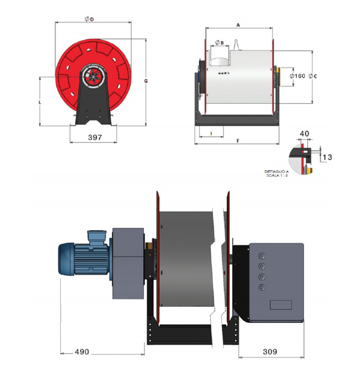 Retractable Reels - Vehicle Exhaust Extraction