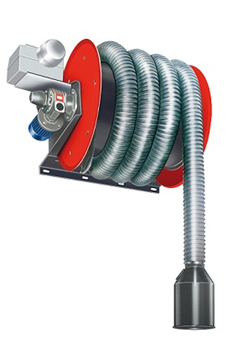 AerService ARHM Vehicle Exhaust Fume Extraction Hose Reel (motorised Ø100 x 10M)