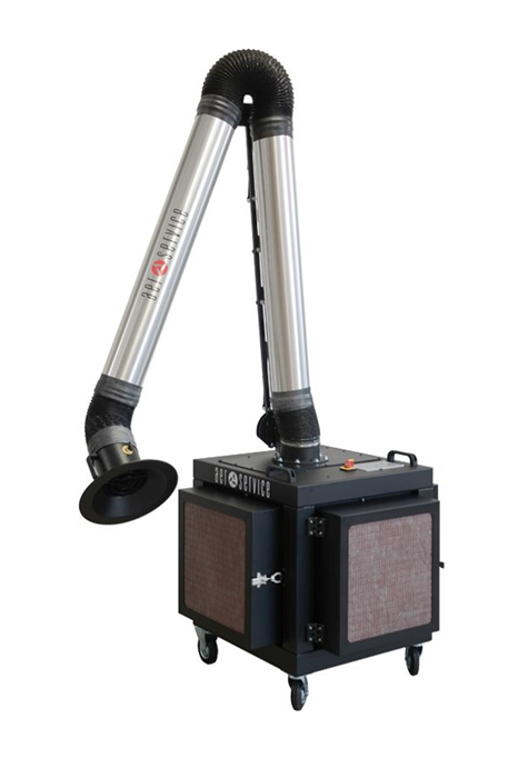 Aerservice ICAF2.2 mobile filter unit (single phase) with ArmoTech arm