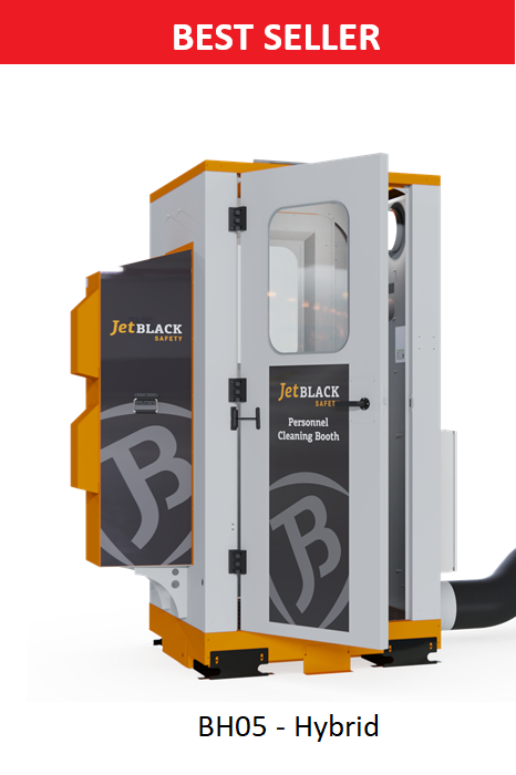 JetBlack Safety Hybrid Personnel Cleaning Booth 3-Phase BH05-C-3