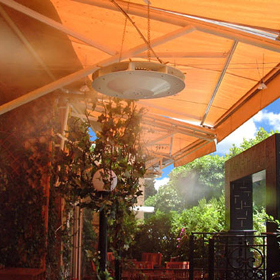Panorama 360 Mist Fan Outdoor Hospitality Cafe