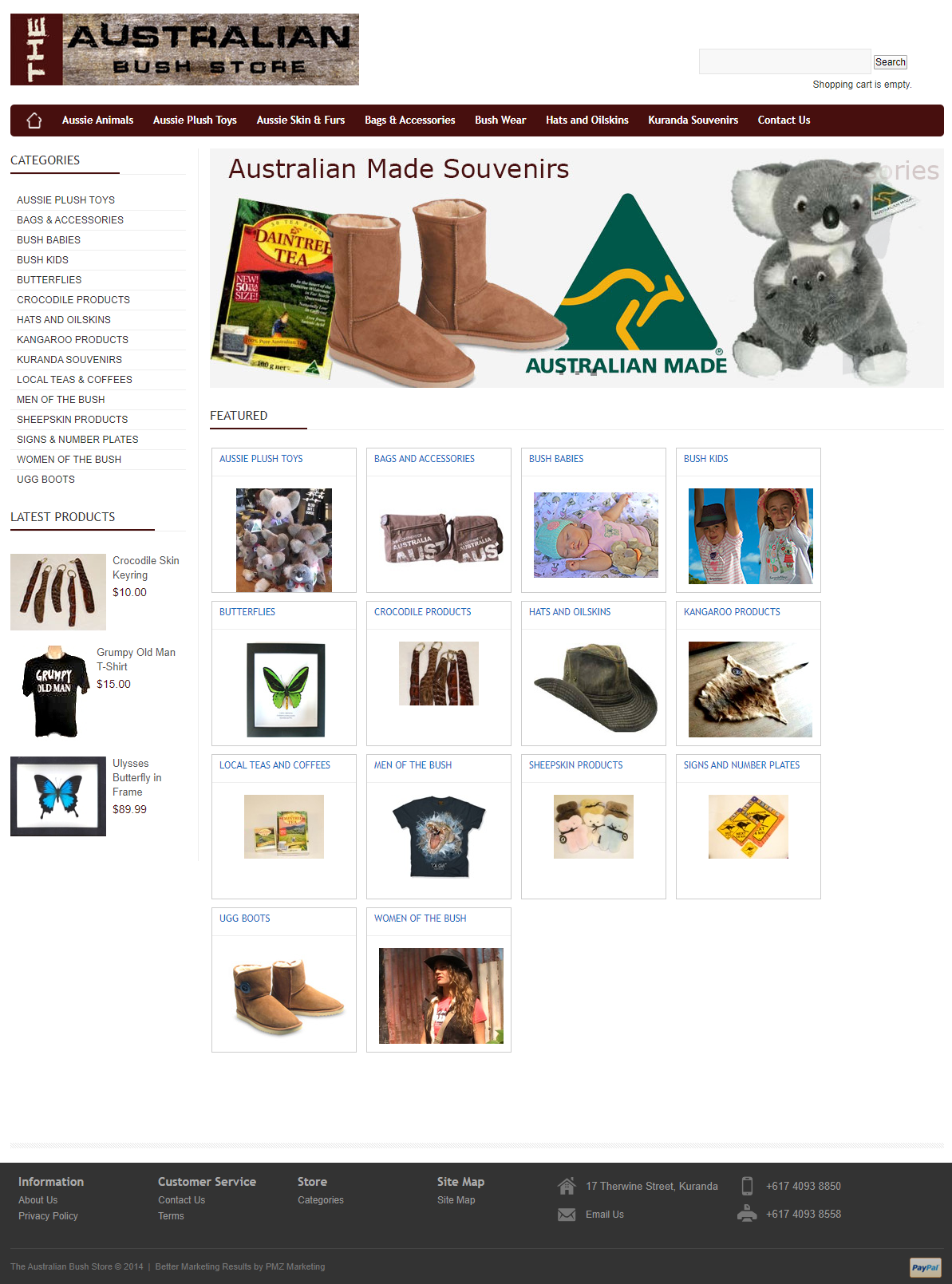 Australian Bush Store :: PMZ Marketing Client