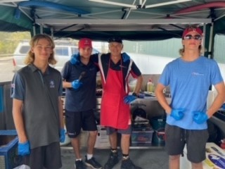 Boys at Bunnings BBQ