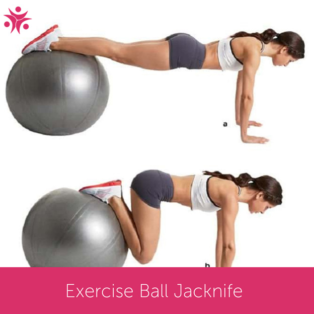 Ball jackknife exercise sale