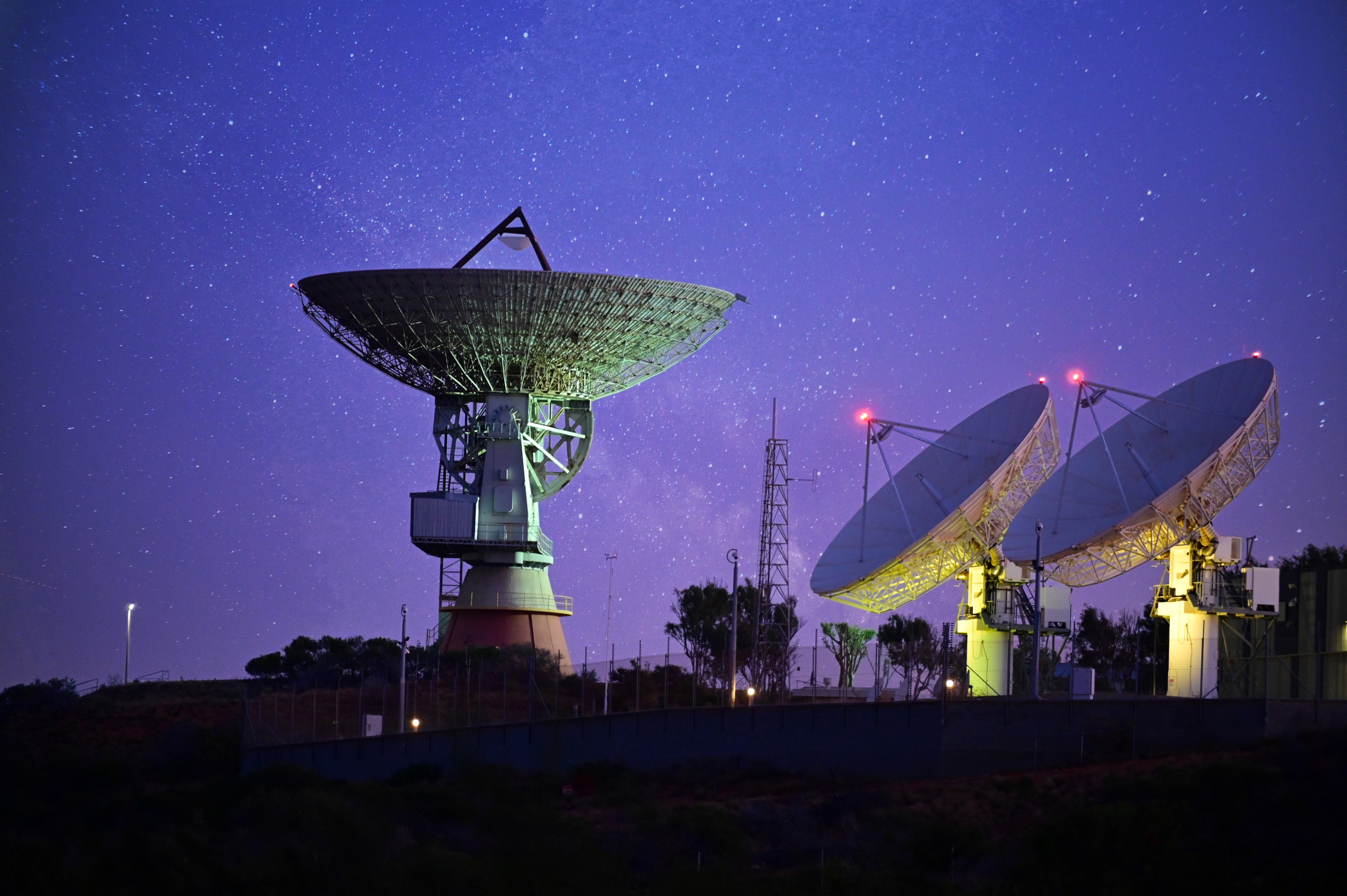 An engaging image from the Carnarvon Space and Technology Museum, featuring historic space-related exhibits. 