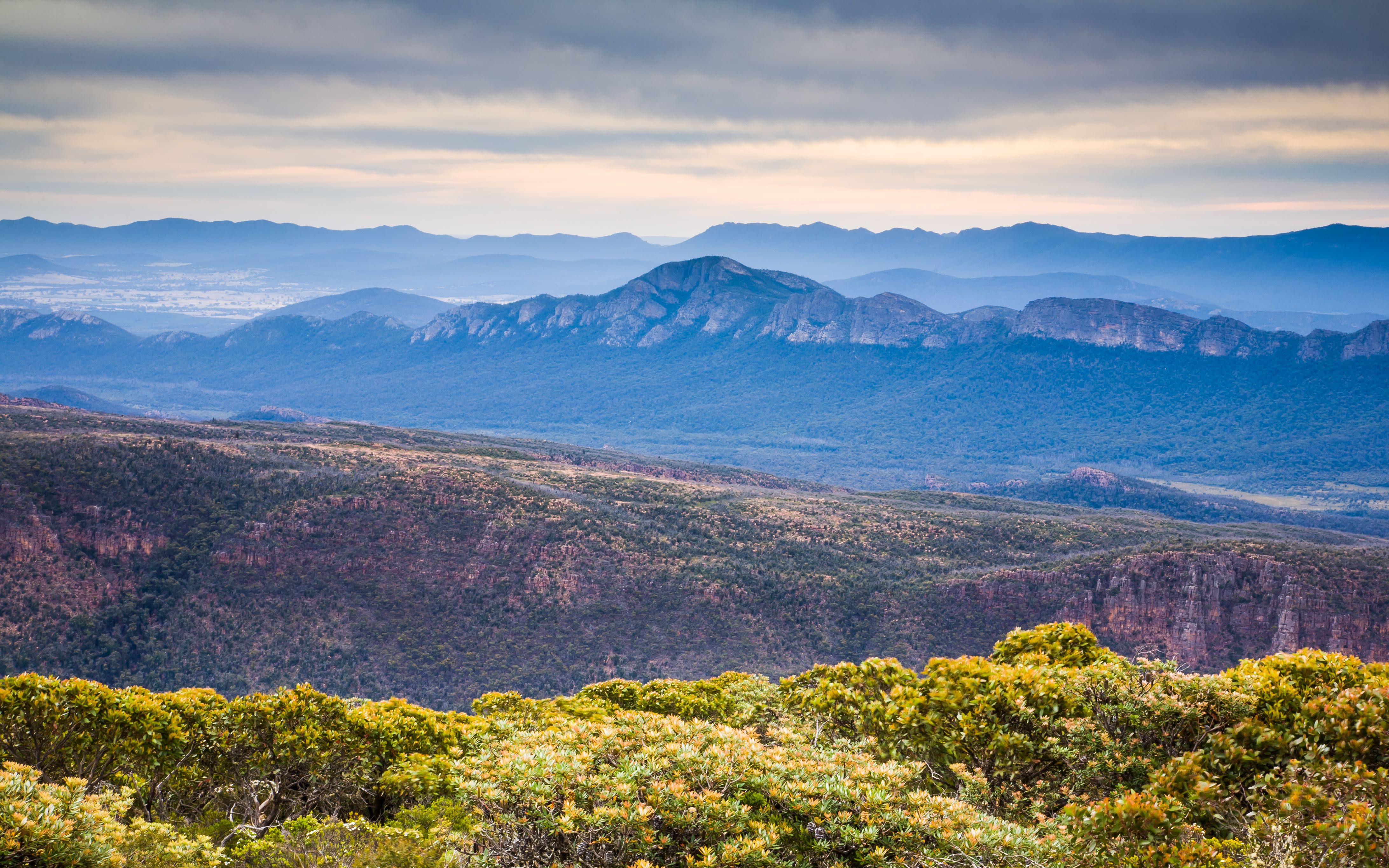 Panoramic view of Grampians National Park.