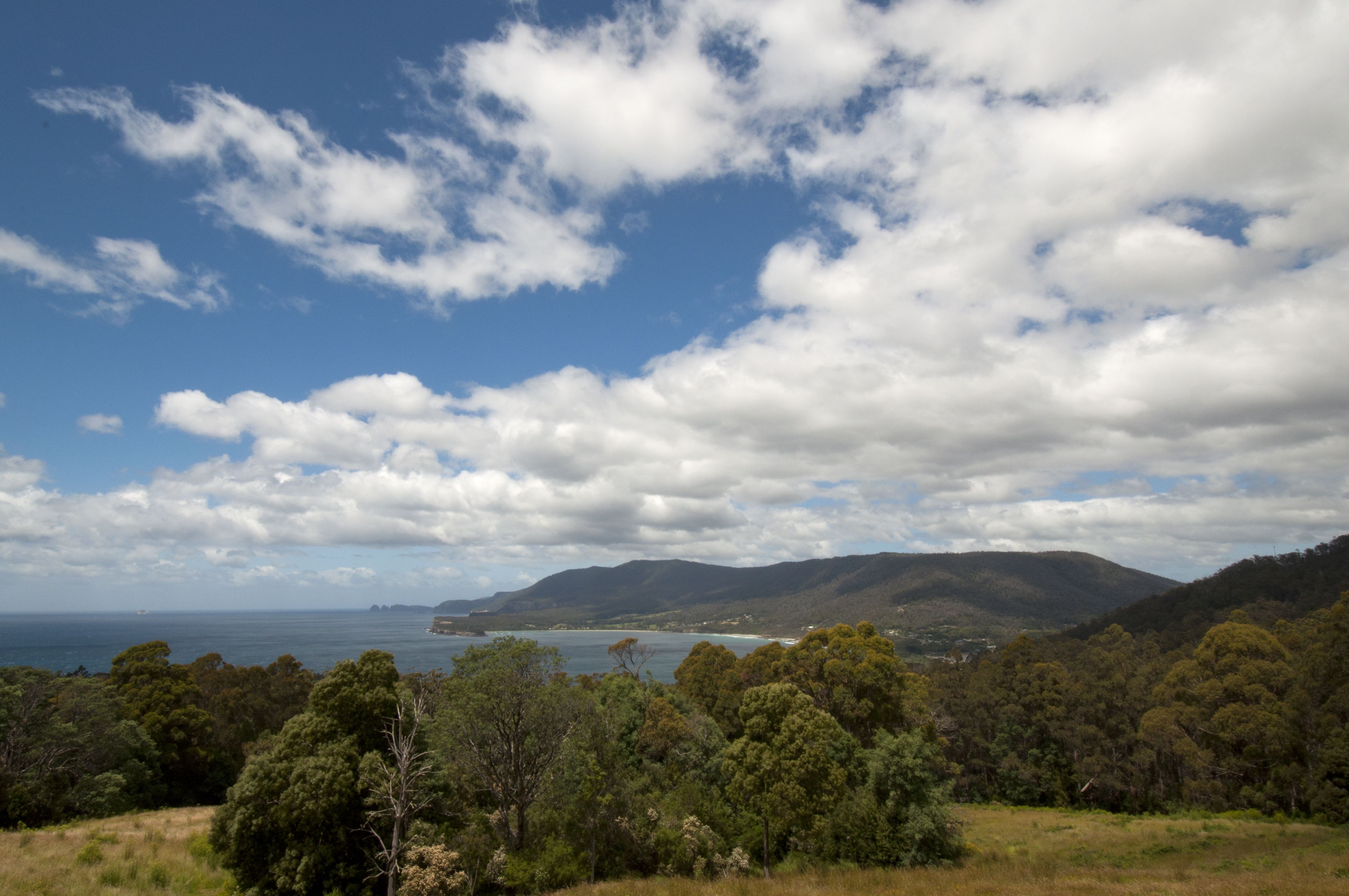 Scenic view of the Great Lake in Central Highlands Tasmania. 
