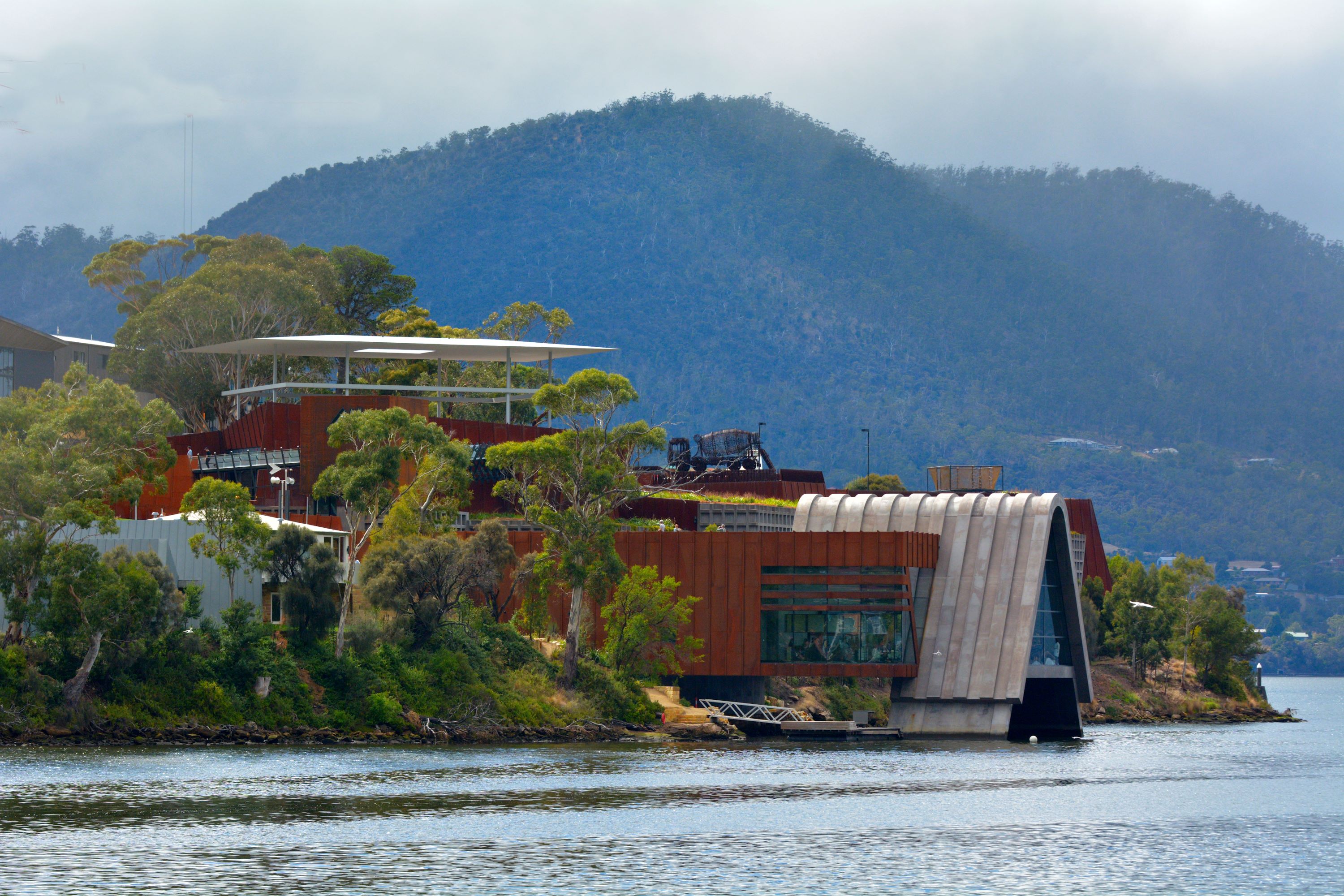 Exterior of MONA. 